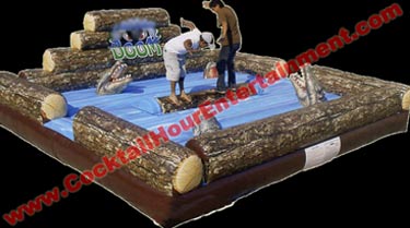 log Rolling arcade game rental