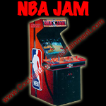 florida arcade game rental nba jam button