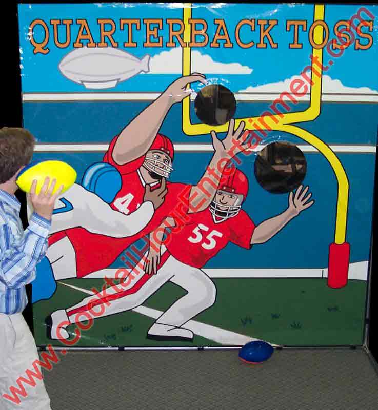 qb toss game rental